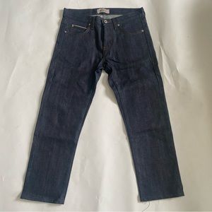 Dark Blue Raw Naked And Famous Denim